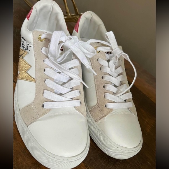 NEW Zadig and Voltaire leather sneakers - Picture 5 of 11